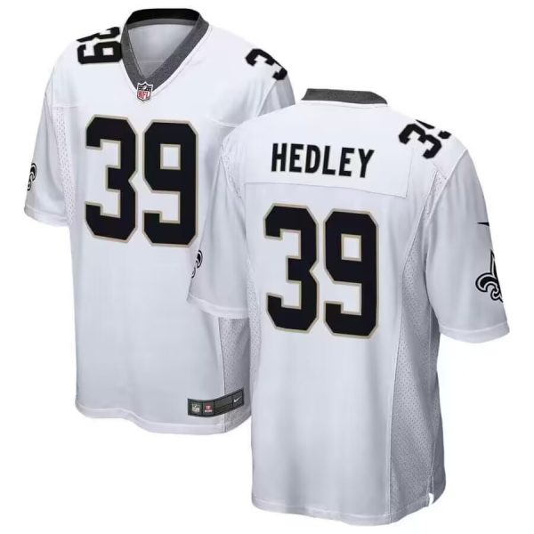 Men's New Orleans Saints #39 Lou Hedley Stitched Game Jersey - Custom Name