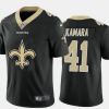 Men's New Orleans Saints #41 Alvin Kamara Black 2020 Team Big Logo Limited Stitched Jersey - Custom Name