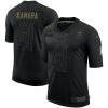 Men's New Orleans Saints #41 Alvin Kamra Black NFL 2020 Salute To Service Limited Stitched Jersey - Custom Name