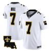 Men's New Orleans Saints #7 Taysom Hill White 2023 F.U.S.E. 1987 Legacy Vapor Stitched Jersey - Custom Name