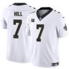Men's New Orleans Saints #7 Taysom Hill White 2024 F.U.S.E With 1-Star C Patch Vapor Limited Stitched Football Jersey - Custom Name
