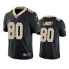 Men's New Orleans Saints #80 Jarvis Landry Black Vapor Limited Stitched Jersey - Custom Name