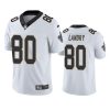 Men's New Orleans Saints #80 Jarvis Landry White Vapor Limited Stitched Jersey - Custom Name