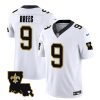 Men's New Orleans Saints #9 Drew Brees White 2023 F.U.S.E. 1987 Legacy Vapor Stitched Jersey - Custom Name