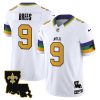 Men's New Orleans Saints #9 Drew Brees White 2024 F.U.S.E. Vapor Limited Stitched Jersey - Custom Name