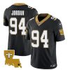 Men's New Orleans Saints #94 Cameron Jordan Black 2023 F.U.S.E. 1987 Legacy Vapor Stitched Jersey - Custom Name