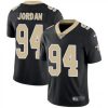 Men's New Orleans Saints #94 Cameron Jordan Black Vapor Untouchable Limited Stitched NFL Jersey - Custom Name