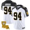 Men's New Orleans Saints #94 Cameron Jordan White Black 2023 F.U.S.E. 1987 Legacy Vapor Stitched Jersey1 - Custom Name