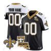 Men's New Orleans Saints ACTIVE PLAYER Custom Black 1987 With Saints Team Logo Patch F.U.S.E. EST. 1967 Patch Vapor Stitched Jersey - Custom Name