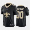 Men's New Orleans Saints ACTIVE PLAYER Custom Black 2020 Team Big Logo Limited Stitched NFL Jersey - Custom Name