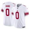 Men's New York Giants #0 Brian Burns White 2023 F.U.S.E. Vapor Untouchable Limited Stitched Jersey - Custom Name