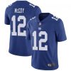 Men's New York Giants #12 Colt McCoy Blue 2020 Vapor Untouchable Limited Stitched Jersey - Custom Name
