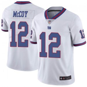 Men's New York Giants #12 Colt McCoy White 2020 Vapor Untouchable Limited Stitched Jersey - Custom Name