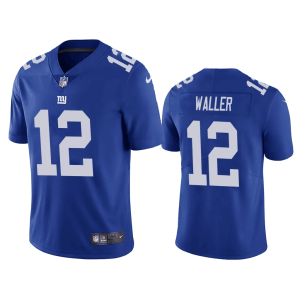 Men's New York Giants #12 Darren Waller Blue Vapor Untouchable Limited Stitched Jersey - Custom Name