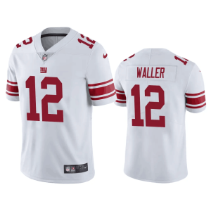 Men's New York Giants #12 Darren Waller White Vapor Untouchable Limited Stitched Jersey - Custom Name