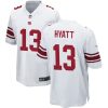 Men's New York Giants #13 Jalin Hyatt White Stitched Game Jersey - Custom Name