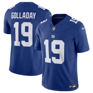 Men's New York Giants #19 Kenny Golladay Blue 2023 F.U.S.E. Vapor Untouchable Limited Stitched Jersey - Custom Name