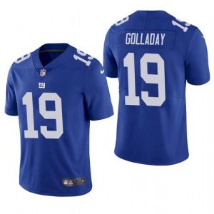 Men's New York Giants #19 Kenny Golladay Royal Blue Stitched NFL Jersey - Custom Name