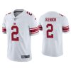 Men's New York Giants #2 Mike Glennon White Vapor Untouchable Limited Stitched Jersey - Custom Name