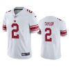 Men's New York Giants #2 Tyrod Taylor White Vapor Untouchable Limited Stitched Jersey - Custom Name