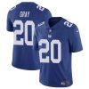 Men's New York Giants #20 Eric Gray Blue Vapor Untouchable Limited Stitched Jersey - Custom Name