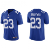Men's New York Giants #23 Gary Brightwell Blue Vapor Untouchable Limited Stitched Jersey - Custom Name