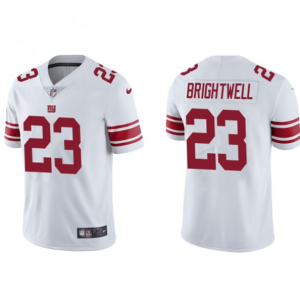 Men's New York Giants #23 Gary Brightwell White Vapor Untouchable Limited Stitched Jersey - Custom Name