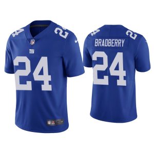 Men's New York Giants #24 James Bradberry Blue Vapor Untouchable Limited Stitched NFL Jersey - Custom Name