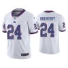 Men's New York Giants #24 James Bradberry White Color Rush Limited Stitched NFL Jersey - Custom Name