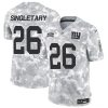 Men's New York Giants #26 Devin Singletary 2024 F.U.S.E Arctic Camo Salute to Service Limited Stitched Football Jersey - Custom Name