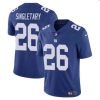 Men's New York Giants #26 Devin Singletary Blue Vapor Untouchable Limited Stitched Jersey - Custom Name