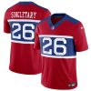 Men's New York Giants #26 Devin Singletary Century Red Alternate Vapor F.U.S.E. Limited Stitched Football Jersey - Custom Name