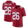 Men's New York Giants #26 Devin Singletary Red Vapor Untouchable Limited Stitched Jersey - Custom Name