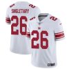 Men's New York Giants #26 Devin Singletary White Vapor Untouchable Limited Stitched Jersey - Custom Name