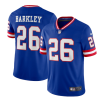 Men's New York Giants #26 Saquon Barkley Royal Classic Vapor Limited Stitched Jersey - Custom Name
