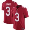 Men's New York Giants #3 Deonte Banks Red 2023 F.U.S.E. Vapor Untouchable Limited Stitched Jersey - Custom Name