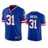 Men's New York Giants #31 Matt Breida Royal Classic Vapor Limited Stitched Jersey - Custom Name