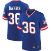 Men's New York Giants #36 Deonte Banks Royal Classic 2023 Draft Stitched Game Jersey - Custom Name