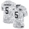 Men's New York Giants #5 Kayvon Thibodeaux 2024 F.U.S.E Arctic Camo Salute to Service Limited Stitched Football Jersey - Custom Name