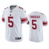 Men's New York Giants #5 Kayvon Thibodeaux White Vapor Untouchable Limited Stitched Jersey1 - Custom Name