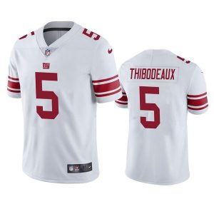 Men's New York Giants #5 Kayvon Thibodeaux White Vapor Untouchable Limited Stitched Jersey1 - Custom Name