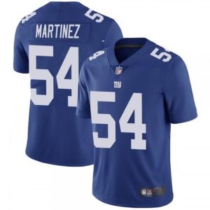 Men's New York Giants #54 Blake Martinez Blue Vapor Untouchable Limited Stitched NFL Jersey - Custom Name