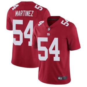 Men's New York Giants #54 Blake Martinez Red Vapor Untouchable Limited Stitched NFL Jersey - Custom Name