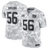 Men's New York Giants #56 Lawrence Taylor 2024 F.U.S.E Arctic Camo Salute to Service Limited Stitched Football Jersey - Custom Name