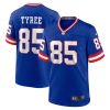 Men's New York Giants #85 David Tyree Royal Classic Retired Player Stitched Game Jersey - Custom Name