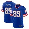 Men's New York Giants #89 Kadarius Toney Royal Classic Retired Player Stitched Game Jersey - Custom Name