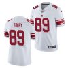 Men's New York Giants #89 Kadarius Toney White Vapor Untouchable Limited Stitched NFL Jersey - Custom Name