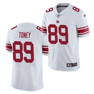 Men's New York Giants #89 Kadarius Toney White Vapor Untouchable Limited Stitched NFL Jersey - Custom Name
