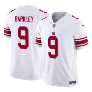 Men's New York Giants #9 Matt Barkley White 2023 F.U.S.E. Vapor Untouchable Limited Stitched Jersey - Custom Name