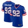 Men's New York Giants #92 Michael Strahan Royal Classic Retired Player Stitched Game Jersey1 - Custom Name